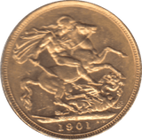 1901 GOLD SOVEREIGN ( AUNC ) SYDNEY MINT - SOVEREIGN - Cambridgeshire Coins