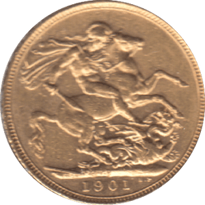1901 GOLD SOVEREIGN ( GVF ) - SOVEREIGN - Cambridgeshire Coins