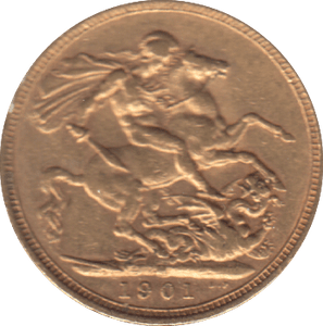 1901 GOLD SOVEREIGN MELBOURNE MINT ( GVF ) - SOVEREIGN - Cambridgeshire Coins