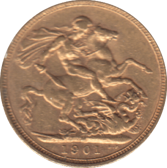 1901 GOLD SOVEREIGN MELBOURNE MINT ( GVF ) - SOVEREIGN - Cambridgeshire Coins