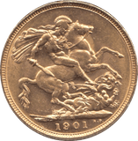 1901 GOLD SOVEREIGN ( UNC ) MELBOURNE MINT - SOVEREIGN - Cambridgeshire Coins