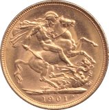 1901 GOLD SOVEREIGN ( UNC ) MELBOURNE MINT - SOVEREIGN - Cambridgeshire Coins