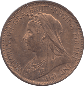 1901 HALF PENNY ( AUNC ) - HALFPENNY - Cambridgeshire Coins