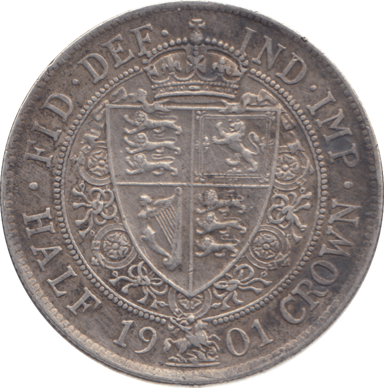 1901 HALFCROWN ( AUNC ) - HALFCROWN - Cambridgeshire Coins