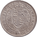 1901 HALFCROWN ( AUNC ) - HALFCROWN - Cambridgeshire Coins