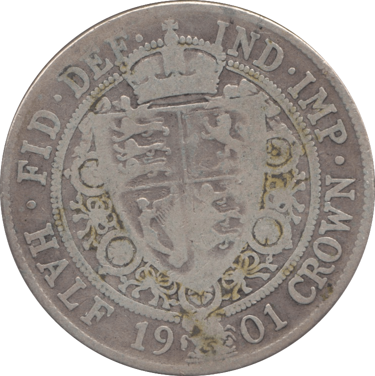 1901 HALFCROWN ( FINE ) - HALFCROWN - Cambridgeshire Coins