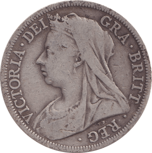 1901 HALFCROWN ( FINE ) - Halfcrown - Cambridgeshire Coins