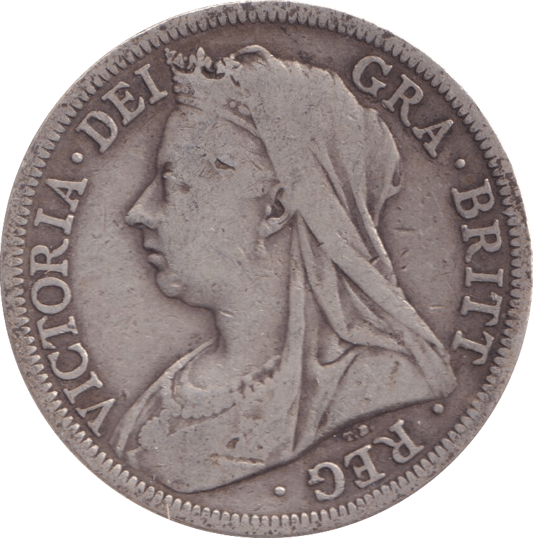 1901 HALFCROWN ( FINE ) - Halfcrown - Cambridgeshire Coins