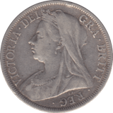 1901 HALFCROWN ( FINE ) - HALFCROWN - Cambridgeshire Coins