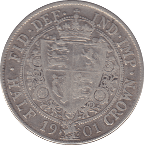 1901 HALFCROWN ( FINE ) - HALFCROWN - Cambridgeshire Coins