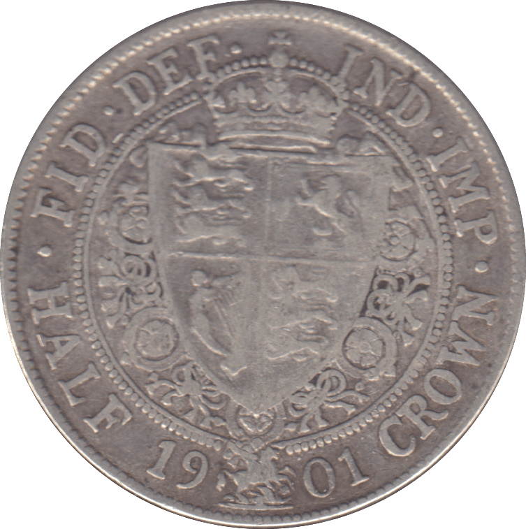 1901 HALFCROWN ( FINE ) - HALFCROWN - Cambridgeshire Coins