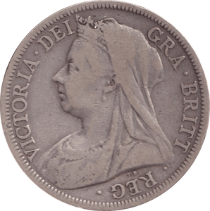 1901 HALFCROWN ( FINE ) - Halfcrown - Cambridgeshire Coins