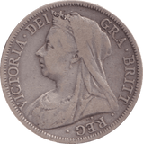 1901 HALFCROWN ( FINE ) - Halfcrown - Cambridgeshire Coins