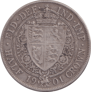 1901 HALFCROWN ( GF ) - HALFCROWN - Cambridgeshire Coins