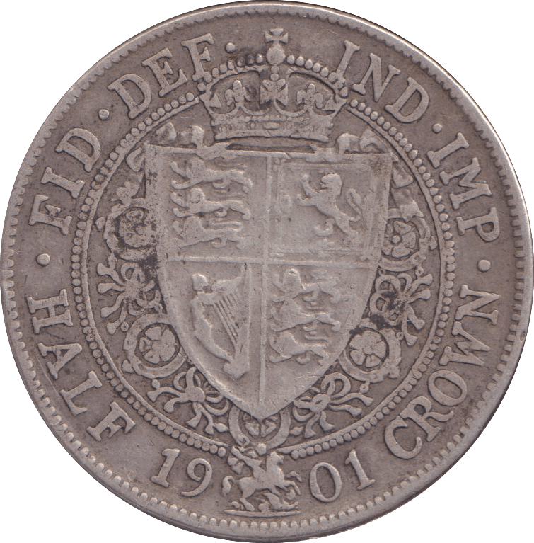 1901 HALFCROWN ( GF ) - HALFCROWN - Cambridgeshire Coins