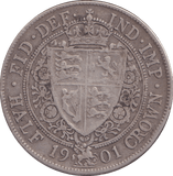 1901 HALFCROWN ( GF ) - HALFCROWN - Cambridgeshire Coins