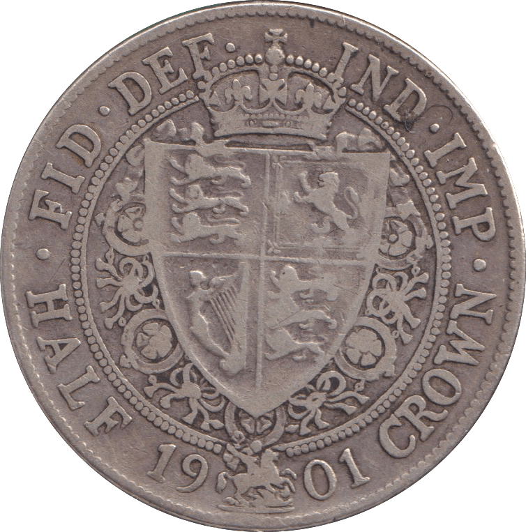 1901 HALFCROWN ( GF ) - HALFCROWN - Cambridgeshire Coins