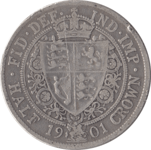 1901 HALFCROWN ( GF ) - HALFCROWN - Cambridgeshire Coins