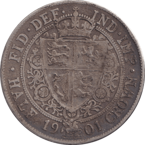 1901 HALFCROWN ( GF ) - HALFCROWN - Cambridgeshire Coins
