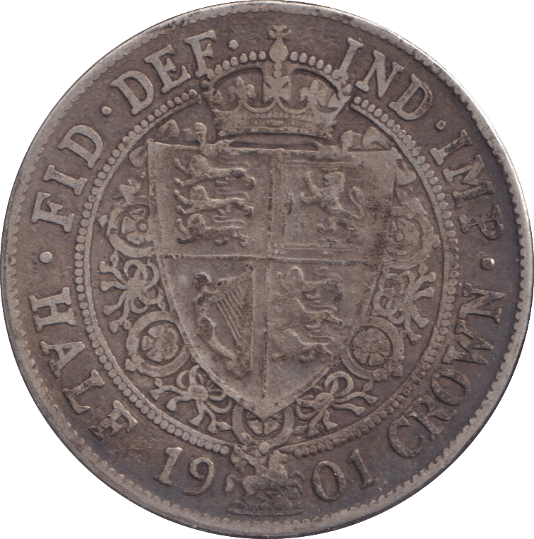 1901 HALFCROWN ( GF ) - HALFCROWN - Cambridgeshire Coins
