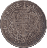 1901 HALFCROWN ( GF ) - HALFCROWN - Cambridgeshire Coins