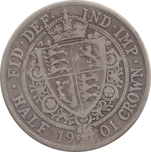 1901 HALFCROWN ( GF ) - HALFCROWN - Cambridgeshire Coins