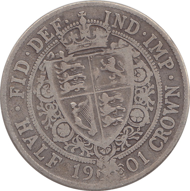 1901 HALFCROWN ( GF ) - HALFCROWN - Cambridgeshire Coins