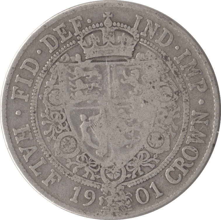 1901 HALFCROWN ( NF ) - HALFCROWN - Cambridgeshire Coins