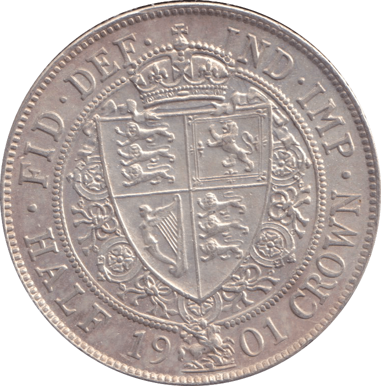 1901 HALFCROWN ( UNC ) - HALFCROWN - Cambridgeshire Coins