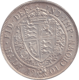 1901 HALFCROWN ( UNC ) - HALFCROWN - Cambridgeshire Coins