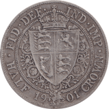 1901 HALFCROWN ( VF ) - HALFCROWN - Cambridgeshire Coins