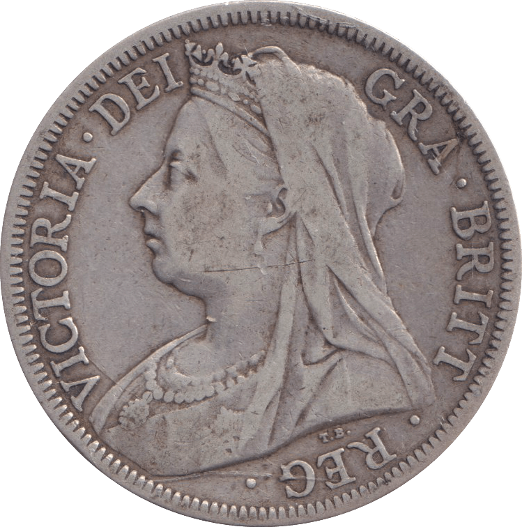 1901 HALFCROWN ( VF ) - HALFCROWN - Cambridgeshire Coins