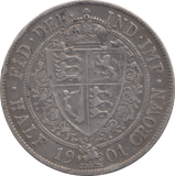1901 HALFCROWN ( VF ) - HALFCROWN - Cambridgeshire Coins
