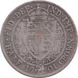 1901 HALFCROWN VICTORIA ( FINE ) - HALFCROWN - Cambridgeshire Coins