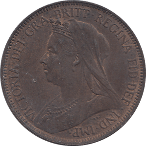1901 HALFPENNY ( AUNC ) - HALFPENNY - Cambridgeshire Coins