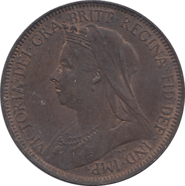 1901 HALFPENNY ( AUNC ) - HALFPENNY - Cambridgeshire Coins