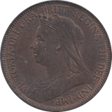 1901 HALFPENNY ( AUNC ) - HALFPENNY - Cambridgeshire Coins