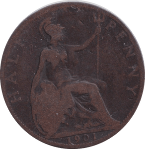 1901 HALFPENNY ( NF ) - HALFPENNY - Cambridgeshire Coins