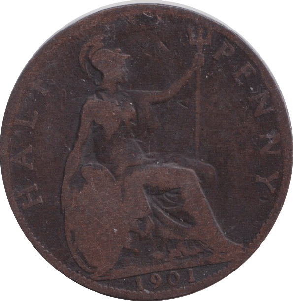 1901 HALFPENNY ( NF ) - HALFPENNY - Cambridgeshire Coins