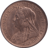 1901 HALFPENNY ( UNC ) - HALFPENNY - Cambridgeshire Coins