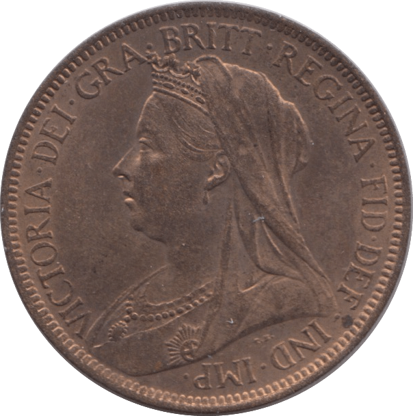 1901 HALFPENNY ( UNC ) - Halfpenny - Cambridgeshire Coins