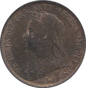 1901 HALFPENNY ( UNC ) - HALFPENNY - Cambridgeshire Coins