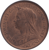 1901 HALFPENNY ( UNC ) - HALFPENNY - Cambridgeshire Coins