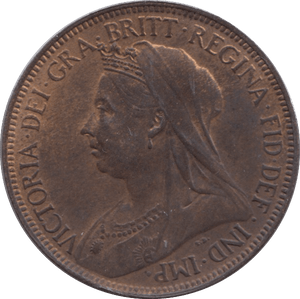 1901 HALFPENNY ( UNC ) - Halfpenny - Cambridgeshire Coins