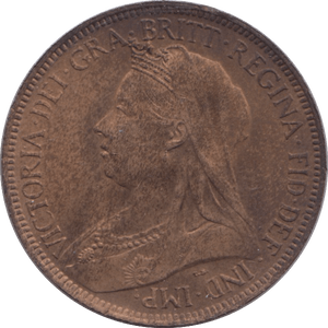 1901 HALFPENNY ( UNC ) - Halfpenny - Cambridgeshire Coins