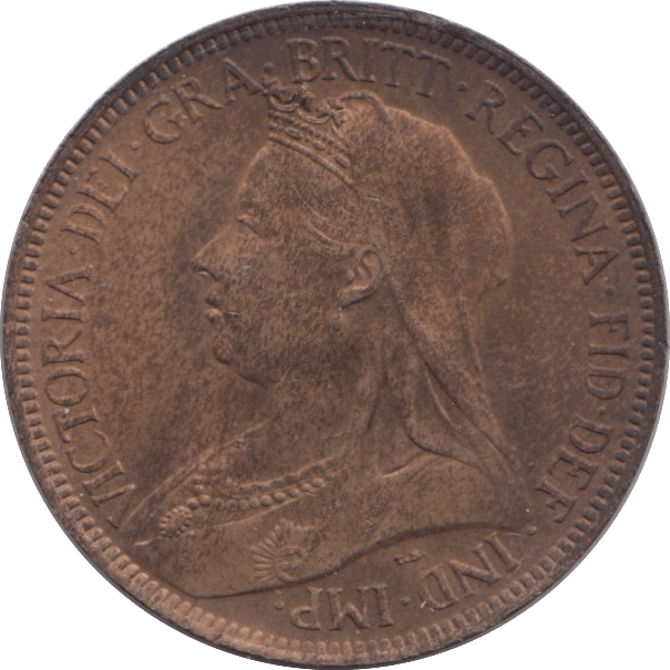 1901 HALFPENNY ( UNC ) - Halfpenny - Cambridgeshire Coins