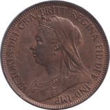 1901 HALFPENNY ( UNC ) - WORLD COINS - Cambridgeshire Coins