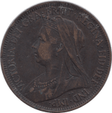 1901 HALFPENNY ( VF ) - Halfpenny - Cambridgeshire Coins