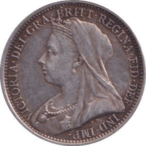 1901 MAUNDY FOURPENCE ( VF ) - FOURPENCE - Cambridgeshire Coins