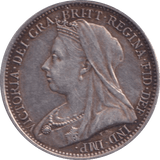 1901 MAUNDY FOURPENCE ( VF ) - FOURPENCE - Cambridgeshire Coins